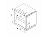 Triton 250mm kabinet 4U 248x310x260 siv sestavljen