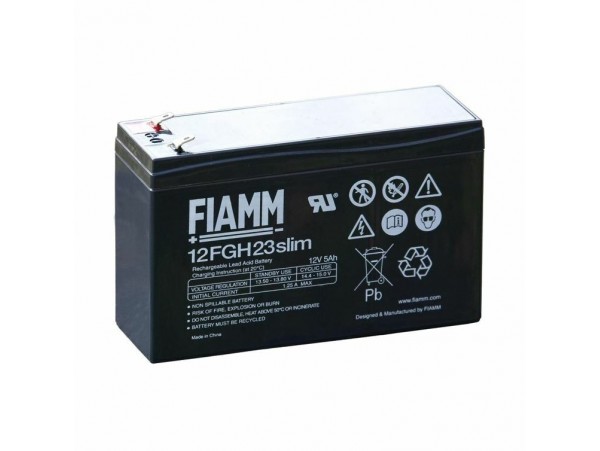 FIAMM akumulator 12V/ 5Ah Slim velik. 6/Z8006H