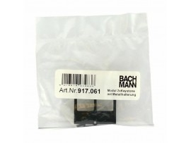 Bachmann montažni okvirček 2xRJ45 z kovinskimi nosilci modul 917.061