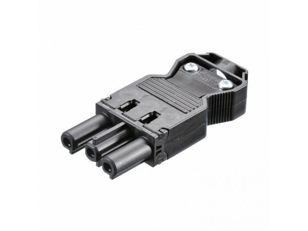 Bachmann napajalni konektor GST 18/3 M črn 375.505