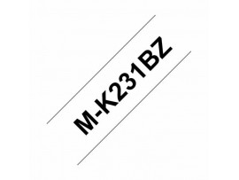 BROTHER trak MK231 bel/črn 12mm