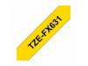 BROTHER trak TZe FX631 Flexi rumen/črn 12mm
