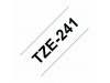 BROTHER trak TZe 241 bel/črn 18mm
