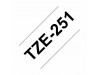 BROTHER trak TZe 251 bel/črn 24mm