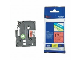 BROTHER trak TZe 431 rdeč/črn 12mm
