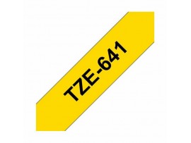 BROTHER trak TZe 641 rumen/črn 18mm