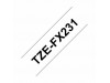 BROTHER trak TZe FX231 Flexi bel/črn 12mm