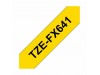 BROTHER trak TZe FX641 Flexi rumen/črn 18mm