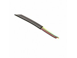 Digitus kabel Flat AWG 26-4 črn 100m kolut
