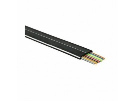 Digitus kabel Flat AWG 26-8 črn 100m kolut