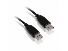 EFB kabel USB A-A 0,5m črn K5253SW.0,5