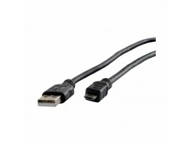 EFB kabel USB A-B mikro 0,5m črn K5228SW.0,5V2