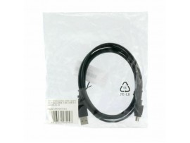 Digitus kabel USB A-B mini 1,8m dvojno oklopljen črn