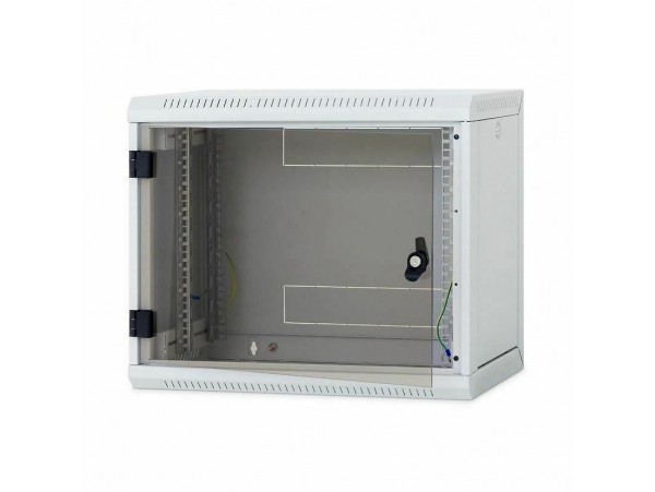 Triton kabinet zidni  6U 370 600x500 siv sestavljen snemljive stranice