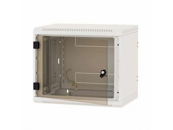 Triton kabinet zidni 12U 635 600x600 siv sestavljen