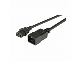 EFB napajalni kabel 220V podaljšek 1,8m C13-C20 črn