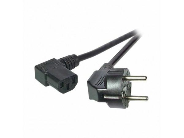EFB napajalni kabel 220V EURO 3m kotni črn