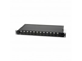 Leviton optični panel SC 12x Duplex adapter MM OM2