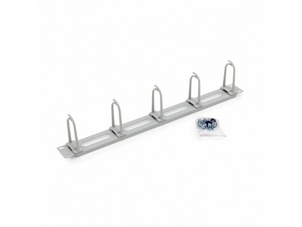 Triton organizator 1U rack 30x65mm z luknjami siv