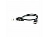 EFB podaljšek USB A-A 0,5m vgradni črn dvojno oklopljen K5291SW.0,5V2
