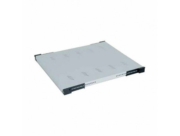 Triton polica rack 1U 650mm - 80kg siva