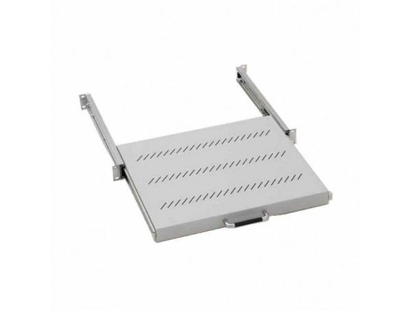 Triton polica rack izvlečna 350mm - 30kg siva