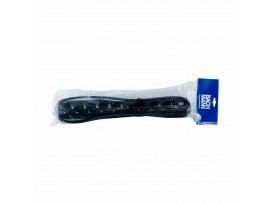 Bachmann razdelilec rack 9x250V ALU 2m črn 333.506