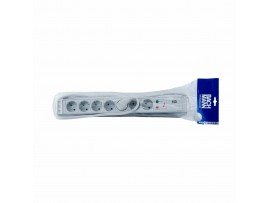 Bachmann razdelilec rack 7x250V PVC siv prenapetostna zaščita 2m 333.604