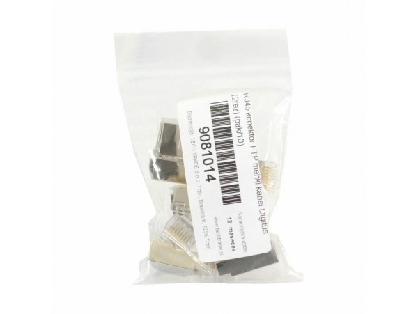 Digitus RJ45 konektor CAT.5e FTP mehki kabel A-MO 8/8 SRS (pak/10)