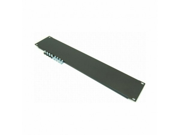 Triton slepi panel 2U rack črn