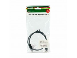 Digitus patch UTP CAT.5e  0,5m črn