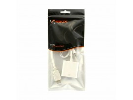 SBOX adapter HDMI M VGA Ž HD15 aktivni na kablu 15cm