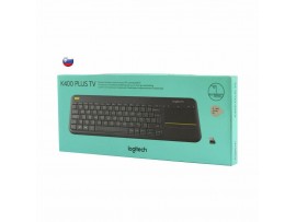 Logitech tipkovnica K400 Plus SLO brezžična Touch Unifying črna 920-008385