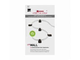 LTC vezice ježek WALL črne pak/10 samolepljive LTC3110