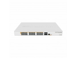 Mikrotik stikalo Giga 24-port rack 24x PoE 4xSFP+ CRS328-24P-4S+RM
