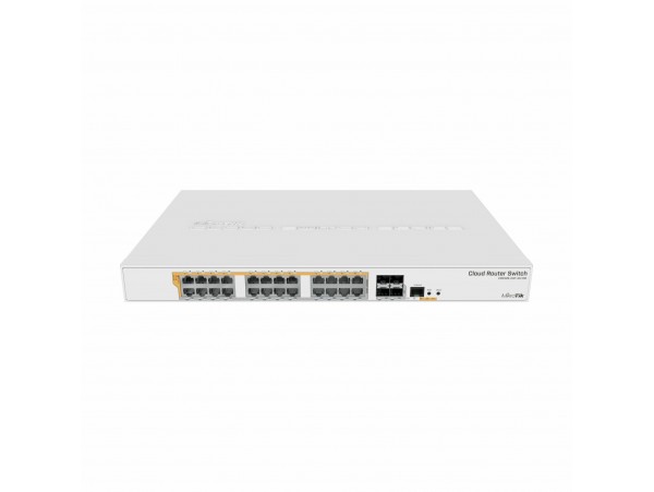 Mikrotik stikalo Giga 24-port rack 24x PoE 4xSFP+ CRS328-24P-4S+RM