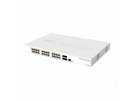Mikrotik stikalo Giga 24-port rack 24x PoE 4xSFP+ CRS328-24P-4S+RM