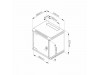 Triton 250mm kabinet 6U 337x310x260 siv sestavljen