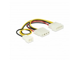 Delock adapter DC Molex M - Molex Ž + 3pin M 83658 Delock adapter DC Molex M - Molex Ž + 3pin M 83658
