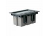 SIMC talna doza za  1x modul globina 90-120 mm, siva C5