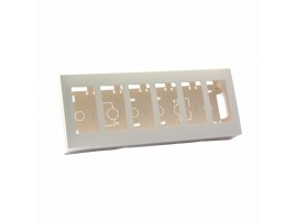 SIMC nadometno ohišje belo-6 modulov C5