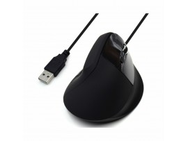 Miška vertikalna Ewent optična USB črna
