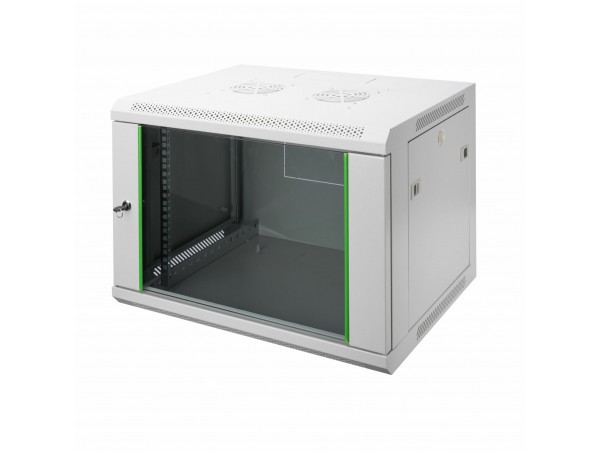 Digitus zidni kabinet 12U 638 600x450 siv sestavljen DN-19 12-U-EC