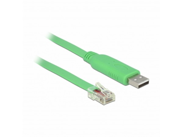 Delock pretvornik USB-Serial RS232 RJ45 FTDI 1,8m 62960