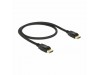 Delock kabel DisplayPort 0,5m 4K 60Hz 85506