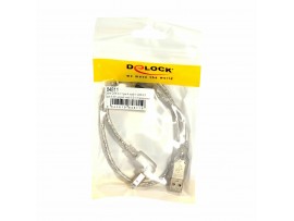 Delock kabel USB 2.0 A-B 0,5m kotni 84811