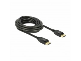 Delock kabel DisplayPort 5m 4K 60Hz 21,6Gb/s črn 83808