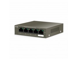 Tenda stikalo Giga 5-port 4x PoE mini kovinsko ohišje TEG1105P-4-63W Tenda stikalo Giga 5-port 4x PoE mini kovinsko ohišje TEG1105P-4-63W