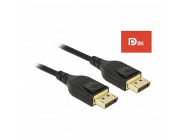 Delock kabel DisplayPort 2m 8K 60Hz črn 85660
