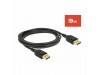 Delock kabel DisplayPort 2m 8K 60Hz črn 85660